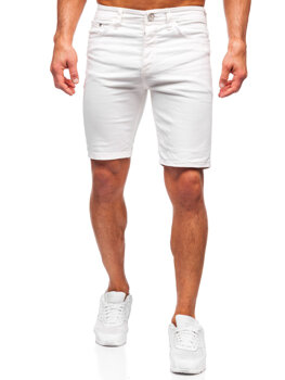 Білі чоловічі джинсові шорти Bolf 0341