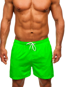 Зелено-неонові чоловічі шорти для плавання Bolf XL019