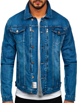 Синя чоловіча джинсова куртка Bolf MJ508B