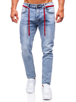 Сині чоловічі джинсові штани skinny fit Bolf KX555-2A