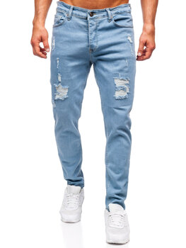Сині чоловічі джинсові штани slim fit Bolf 6461