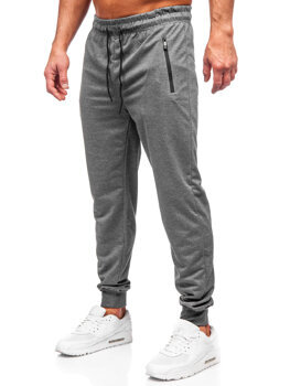 Сірі чоловічі спортивні штани джоггери Bolf JX6109