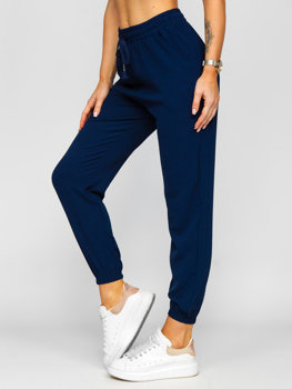 Темно-сині жіночі штани-джоггери Bolf W7322