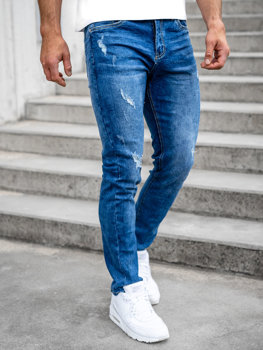 Темно-сині чоловічі джинси Regular fit Bolf K10009-1