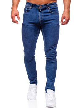 Темно-сині чоловічі джинсові штани regular fit Bolf 5158