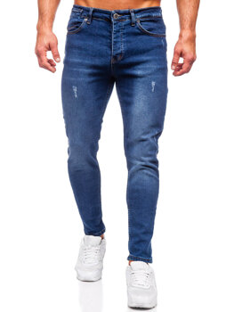 Темно-сині чоловічі джинсові штани regular fit Bolf 6217