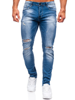 Темно-сині чоловічі джинсові штани regular fit Bolf MP002BC