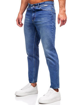Темно-сині чоловічі тканинні штани Bolf GT