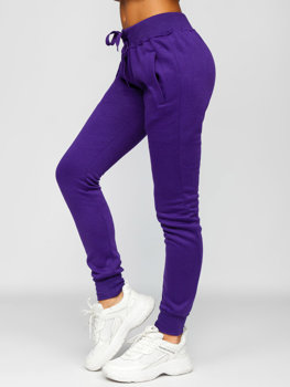 Фіолетові жіночі спортивні штани Bolf CK-01