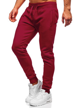 Чоловічі спортивні штани джоггери бордові Bolf XW01-A