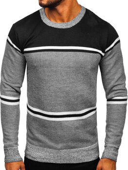Чорний чоловічий светр Bolf 6300