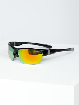 Чорно-білі сонцезахисні окуляри Bolf PLS6