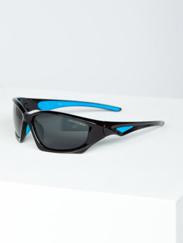 Чорно-сині сонцезахисні окуляри Bolf MIAMI4