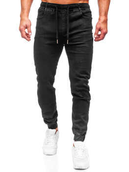 Чорні чоловічі джинси джоггери Bolf 8111