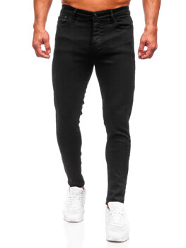 Чорні чоловічі джинси regular fit Bolf 6036