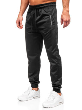 Чорні чоловічі спортивні штани джоггери Bolf JX6338