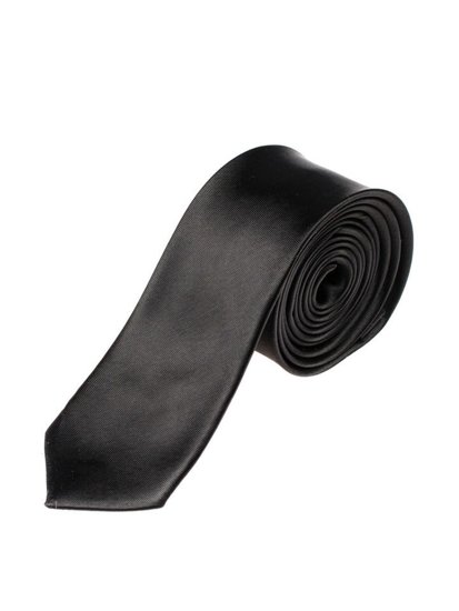 Елегантна чорна чоловіча краватка Bolf K001