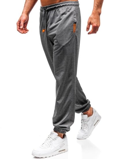 Мужские спортивные брюки графитовые Bolf Q5009