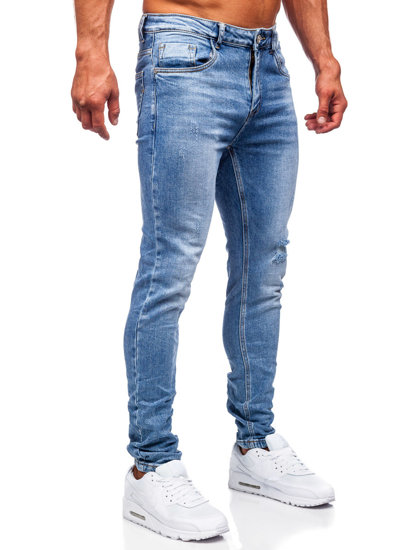 Сині джинсові штани чоловічі slim Fit Bolf KA6896S