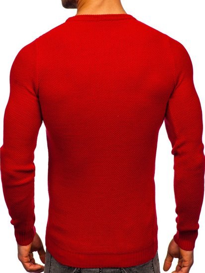 Червоний чоловічий светр Bolf 4629