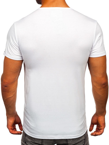 Чоловіча футболка з принтом Біла Bolf s028