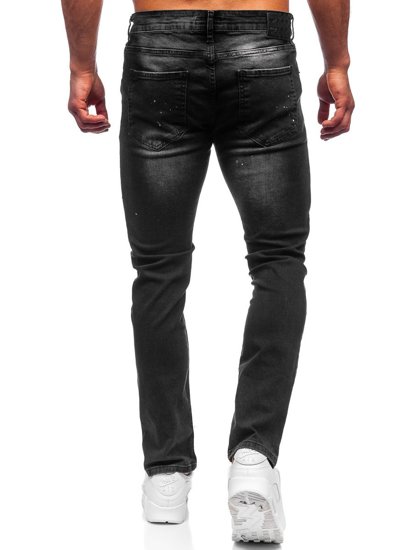 Чорні чоловічі джинсові штани regular fit Bolf R914