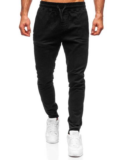 Чорні чоловічі штани джоггери Bolf B11119