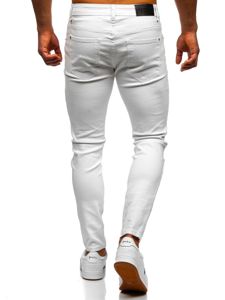 Білі джинсові штани чоловічі skinny fit Bolf KA1870-12