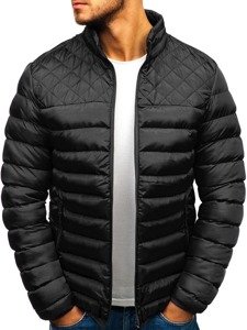 Куртка чоловіча зимова чорна Bolf SM55
