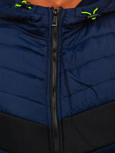 Темно-зелена демісезонна чоловіча куртка Bolf BKS2153