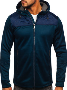 Темно-синя чоловіча спортивна куртка Bolf HH014