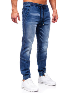 Темно-сині чоловічі джинсові джоггери Bolf MP0118BS