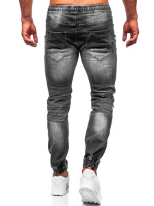 Чорні чоловічі джинси джоггери Bolf MP0077N