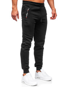Чорні чоловічі спортивні штани джоггери Bolf JX6007