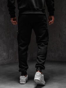 Чорні чоловічі спортивні штани-карго Bolf JX325